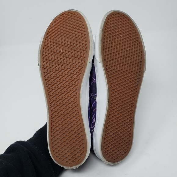 Vans Lo Pro Purple Lightning Bolt Sneakers size 6 - Picture 6 of 8